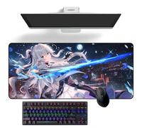 ZEKYGPP Anime - Tappetino per mouse Honkai Impact 3rd Bronya Zaychik Tappetino da scrivania anime, tappetino per tastiera, tappetini per mouse grandi, tappetini per mouse in gomma