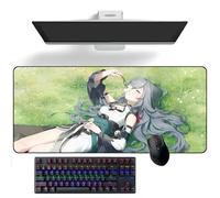ZEKYGPP Anime Tappetino per mouse Honkai Impact 3rd Fu Hua Tappetino per Scrivania Anime, Tappetino per Tastiera, Tappetino per mouse grande, Tappetino per mouse in gomma