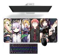 ZEKYGPP Anime Tappetino per mouse Miss Kobayashi's Dragon Maid Tappetini per mouse Anime Tappetino per tastiera Tappetino per mouse Grandi