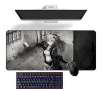 ZEKYGPP Tappetino per mouse a tema anime Arknights Lappland, tappetino per scrivania, tappetino per tastiera, tappetino per mouse in gomma, 400 mm x 900 mm x 3 mm