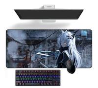 ZEKYGPP Tappetino per mouse a tema anime Arknights Lappland, tappetino per scrivania, tappetino per tastiera, tappetino per mouse in gomma, 300 mm x 700 mm x 3 mm
