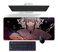 ZEKYGPP Tappetino per mouse a tema anime, motivo: Chainsaw Man, tappetino per mouse grande, 300 mm x 700 mm x 3 mm
