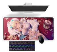 ZEKYGPP Tappetino per mouse a tema anime Nikke, la dea della vittoria, tappetino per mouse da scrivania, tappetino per tastiera, grande tappetino per mouse, 400 mm x 900 mm x 3 mm