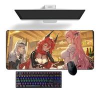 ZEKYGPP Tappetino per mouse a tema anime Nikke, la dea della vittoria, tappetino per mouse da scrivania, tappetino per tastiera, grande tappetino per mouse, 300 mm x 700 mm x 3 mm