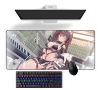 ZEKYGPP Tappetino per mouse a tema anime Nikke, la dea della vittoria, tappetino per mouse da scrivania, tappetino per tastiera, grande tappetino per mouse, 300 mm x 700 mm x 3 mm