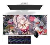 ZEKYGPP Tappetino per mouse a tema anime Nikke, la dea della vittoria, tappetino per mouse da scrivania, tappetino per tastiera, grande tappetino per mouse, 300 mm x 700 mm x 3 mm