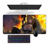 ZEKYGPP Tappetino per mouse a tema anime Nikke, la dea della vittoria, tappetino per mouse da scrivania, tappetino per tastiera, grande tappetino per mouse, 300 mm x 700 mm x 3 mm