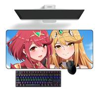 ZEKYGPP Tappetino per mouse anime Xenoblade Chronicles Anime tappetino per mouse deskmat tappetino per tastiera grande tappetino per mouse, 400 mm x 900 mm x 3 mm