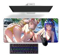 ZEKYGPP Tappetino per mouse anime Xenoblade Chronicles Anime tappetino per mouse deskmat tappetino per tastiera grande tappetino per mouse, 400 mm x 900 mm x 3 mm