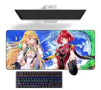 ZEKYGPP Tappetino per mouse anime Xenoblade Chronicles Anime tappetino per mouse deskmat tappetino per tastiera grande tappetino per mouse, 300 mm x 700 mm x 3 mm