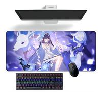 ZEKYGPP Tappetino per mouse con motivo anime Honkai Impact 3rd Anime Tappetino per mouse tappetino per tastiera tappetino per mouse grande