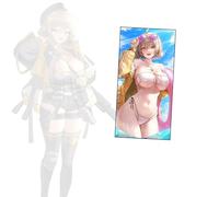 ZEKYGPP Telo mare Dea della Vittoria: Nikke Anis, telo mare ad asciugatura rapida, asciugamano da bagno anime, 147,5 cm x 72,5 cm, A1002