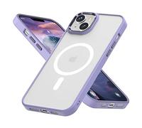 ZELAXY Cover compatibile con iPhone 14 Cover e iPhone 13 Cover anti-impronta digitale Slim Fit Cover compatibile con Magsafe Coque- Viola Chiaro