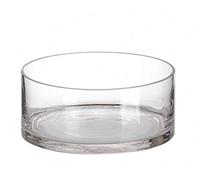 Zelda Bomboniere Cilindro in Vetro Basso D.20xH.9 Cm Vaso Contenitore Decorazione Arredo