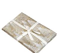 Zelda Bomboniere Tovaglia Natalizia 140x200 Decorazioni Addobbi Composizione Runner (Oro)