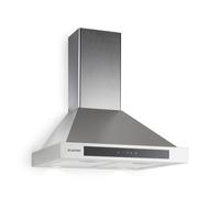 Klarstein Zelda Cappa Aspirante Acciaio Inox 60cm Montaggio a Parete 620 m³/h Touch Timer
