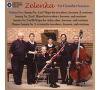 Zelenka, J.D. - Sonatas 1-3: For Two Oboes Bassoon & Continuo Vol
