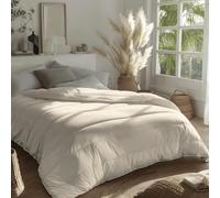 Zelesta Royalbed Piumone 2-in-1 Letto Singolo 140×200 cm - Trapunta e Piumino Reversibile 4 Stagioni, Lavabile 60°, Anallergico, Morbido, Leggero, Premium (Sand Beach, 140x200 cm)