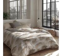 Zelesta Royalbed Piumone 2-in-1 Una Piazza e Mezza 200×200 cm - Trapunta e Piumino Reversibile 4 Stagioni, Lavabile, Anallergico, Morbido, Leggero e Termoregolante, Premium (Palm Leaves)