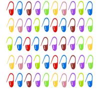 ZELHYEUU 50 Pezzi Segnapunti Maglia, Segnapunti Uncinetto, Segnamaglie per Lavoro a Maglia e Uncinetto, Multicolore Set Segnapunti, per Lavoro Manuale a Maglia(Colore Casuale)
