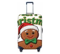 Zelinge Carino Dei Bagagli Coperture Per Valigie Viaggio Valigia Protector Anti Scratch Covers, Natale omino di pan di zenzero, for 25-28 Inch Luggages L