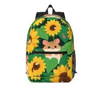 Zelinge Colorful Meduse Blu 13 Pollice Notebook Zaino 13 "Notebook Bag Escursionismo Zaini, Girasoli Animali Carini Verde, Taglia unica, Zaini da viaggio