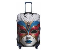 Zelinge Copertura elastica lavabile per valigie protettore antigraffio, Maschera in stile veneziano, for 29-32 Inch Luggages XL