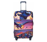 Zelinge Copertura elastica per valigia, resistente ai graffi, Animali Comici, for 22-24 Inch Luggages M