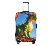 Zelinge Copertura lavabile per valigie da viaggio anti graffio, Drago sotto il cielo, for 29-32 Inch Luggages XL