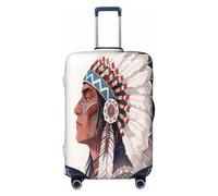 Zelinge Copertura lavabile per valigie da viaggio, resistente ai graffi, Design etnico ad acquerello, for 29-32 Inch Luggages XL