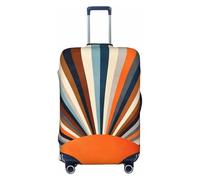 Zelinge Copertura lavabile per valigie da viaggio, resistente ai graffi, Retro Sun Ray Art, for 22-24 Inch Luggages M