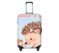 Zelinge Copertura lavabile per valigie da viaggio, resistente ai graffi, Riccio per la festa della mamma, for 22-24 Inch Luggages M