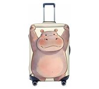 Zelinge Copertura molle elastica variopinta dei bagagli della copertura della valigia di viaggio, Peso per sollevamento ippopotamo beige, for 25-28 Inch Luggages L