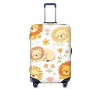 Zelinge Copertura per valigie da viaggio con leoni dei cartoni animati, per | Copertura elastica della valigia di viaggio antigraffio per i bagagli