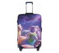 Zelinge Copertura per valigie da viaggio con pecore pastello sul cielo copertura antigraffio per bagagli da 73-81 cm XL