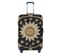 Zelinge Copertura per valigie da viaggio, resistente ai graffi, Mandala decorato con stelle e fiori, for 29-32 Inch Luggages XL