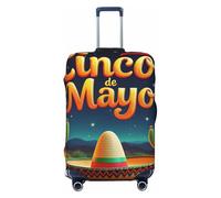 Zelinge Coperture per bagagli per valigie da viaggio, copertura protettiva antigraffio, Elementi di Cinco De Mayo, for 29-32 Inch Luggages XL