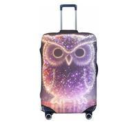 Zelinge Coperture per bagagli per valigie da viaggio, copertura protettiva antigraffio, Gufo Particella Colorato, for 25-28 Inch Luggages L