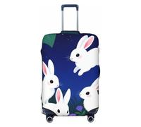 Zelinge Coperture per valigie da viaggio, resistenti ai graffi, Conigli carini floreali, for 22-24 Inch Luggages M