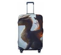 Zelinge Coperture per valigie da viaggio, resistenti ai graffi, Drago Con Grandi Ali, for 29-32 Inch Luggages XL
