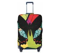 Zelinge Coperture variopinte dei bagagli per le coperture del graffio della copertura della valigia di viaggio, Farfalle Arte Colorata, for 29-32 Inch Luggages XL
