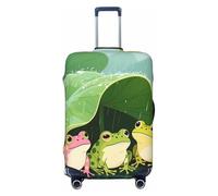 Zelinge Coperture variopinte dei bagagli per le coperture del graffio della protezione della valigia di viaggio, Cartone animato Rane Piov, for 29-32 Inch Luggages XL