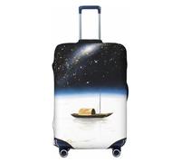 Zelinge Graziosa copertura elastica per valigie da viaggio, resistente ai graffi, Barca E Galaxy, for 18-21 Inch Luggages S