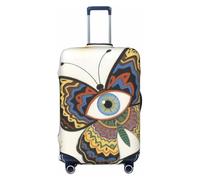 Zelinge Graziosa copertura elastica per valigie, protezione antigraffio, Farfalla con occhio, for 25-28 Inch Luggages L