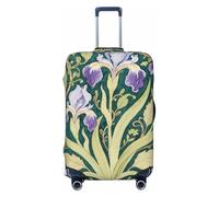 Zelinge Graziosa copertura per valigie da viaggio, antigraffio, resistente ai graffi, Viola Verde Irlandese, for 29-32 Inch Luggages XL