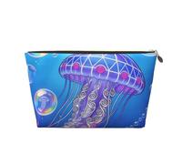 Zelinge Make Up Bag Per Viaggio Viaggio Toiletry Bag Zipper Pouch For Purse, Meduse Ornate Sott'acqua 1, One Size