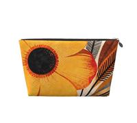Zelinge Piccola borsa di trucco per il sacchetto impermeabile della chiusura lampo della borsa da toilette della borsa per la borsa, Fiore retrò., One Size