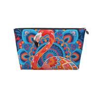 Zelinge Trucchi la borsa per il viaggio della borsa da toilette impermeabile piccola sacchetto cosmetico dell'organizzatore, Fiore Fenicottero Et, One Size
