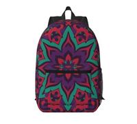 Zelinge Zaino da viaggio fantasy, per lavoro, escursionismo, Mandala Viola Scuro, Taglia unica, Zaini da viaggio