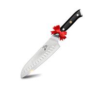Zelite Infinity Coltello Santoku da 18 cm - Serie Alpha-Royal - Acciao Damasco Giapponese AUS-10 a 67 Strati - Coltello da Cucina - Affilatura a Rasoio, Incredibile Tenuta del Filo